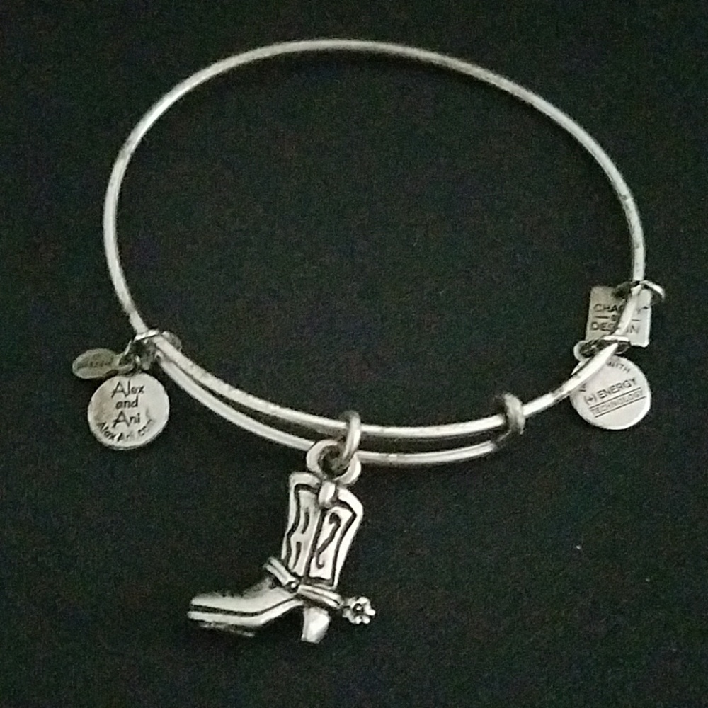 Alex & Ani Cowgirl boot bangle